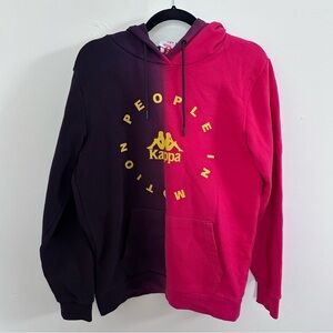 Kappa Mookie Pink Purple Hoodie Sweatshirt Mens Size Medium